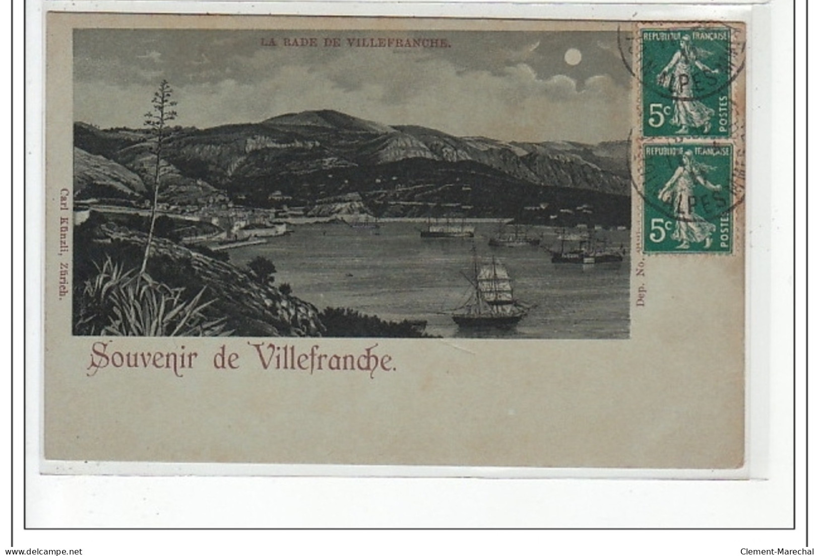VILLEFRANCHE - La Rade De Villefranche - Souvenir De Villefranche - Très Bon état - Villefranche-sur-Mer