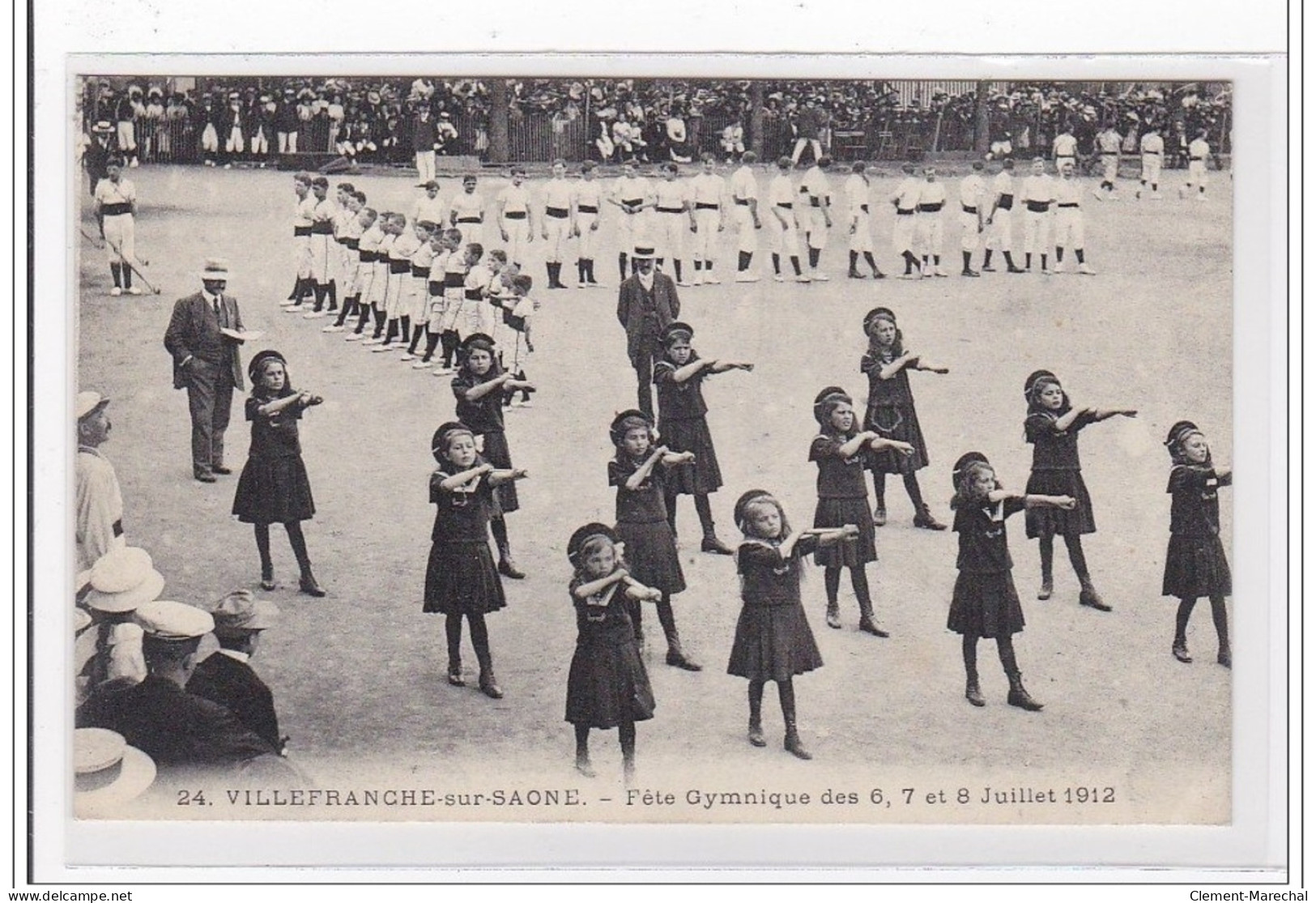 VILLEFRANCHE-sur-SAONE : Fete Gymnique Des 6,7 Et 8 Juillet 1912 - Tres Bon Etat - Villefranche-sur-Saone