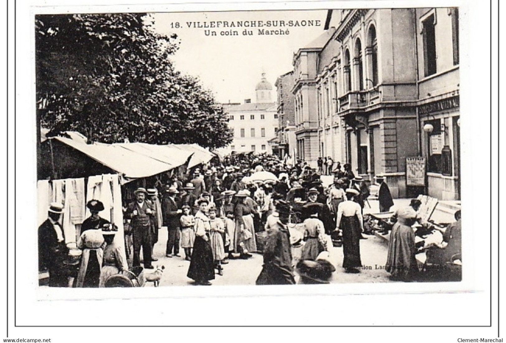 VILLEFRANCHE-sur-SAONE : Un Coin Du Marché - Tres Bon Etat - Villefranche-sur-Saone