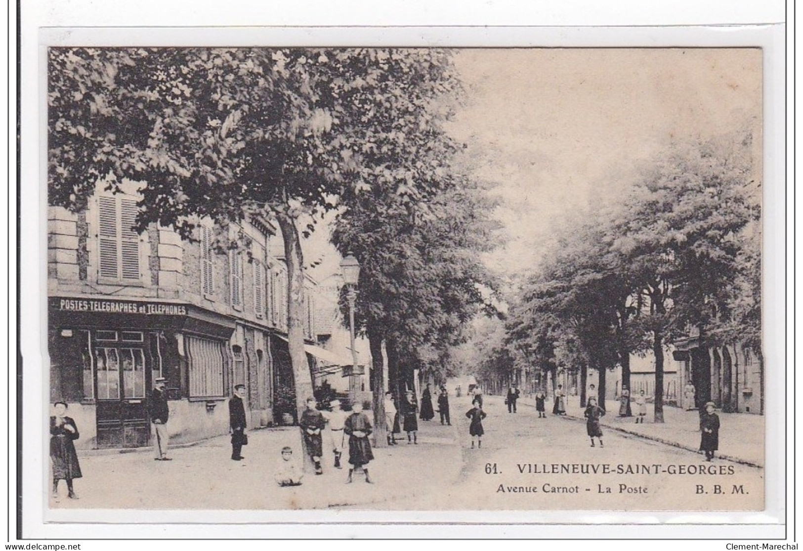 VILLENEUVE-saint-GEORGES : Avenue Carnot, La Poste - Tres Bon Etat - Villeneuve Saint Georges