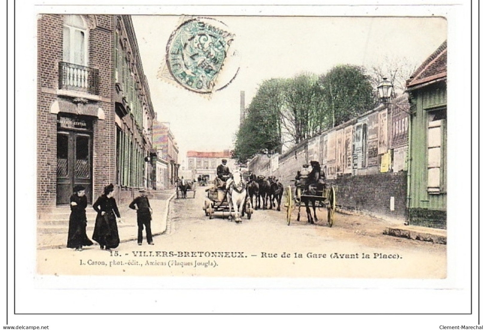 VILLIERS-BRETONNEUX : Rue De La Gare (avant La Place) - Tres Bon état - Villers Bretonneux
