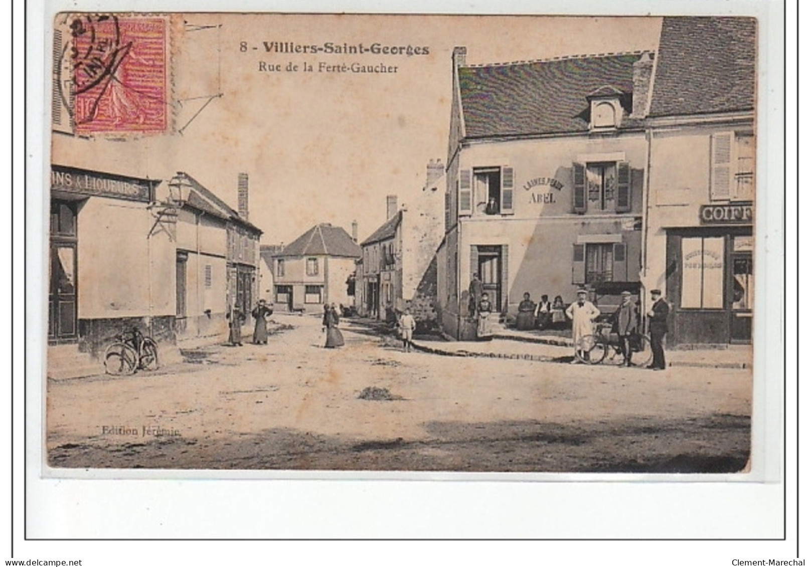 VILLIERS SAINT GEORGES - Rue De La Ferté-Gaucher - état (traces) - Villiers Saint Georges