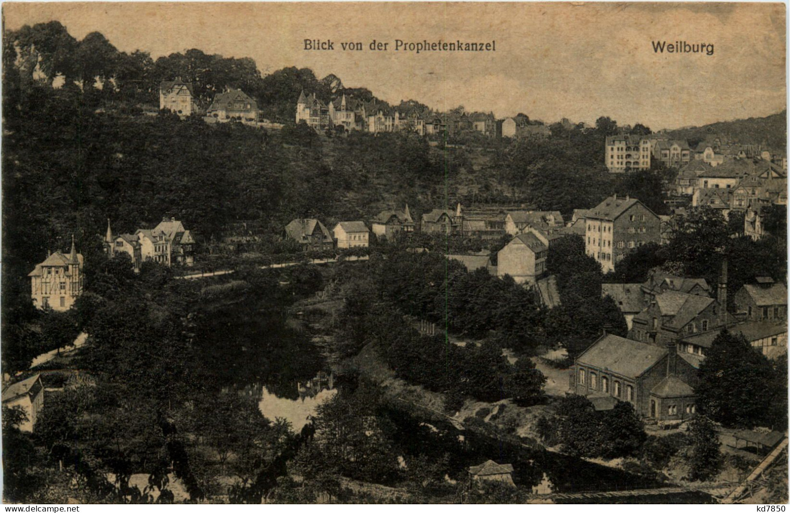 Weilburg, Blick Von Der Prophetenkanzel - Weilburg