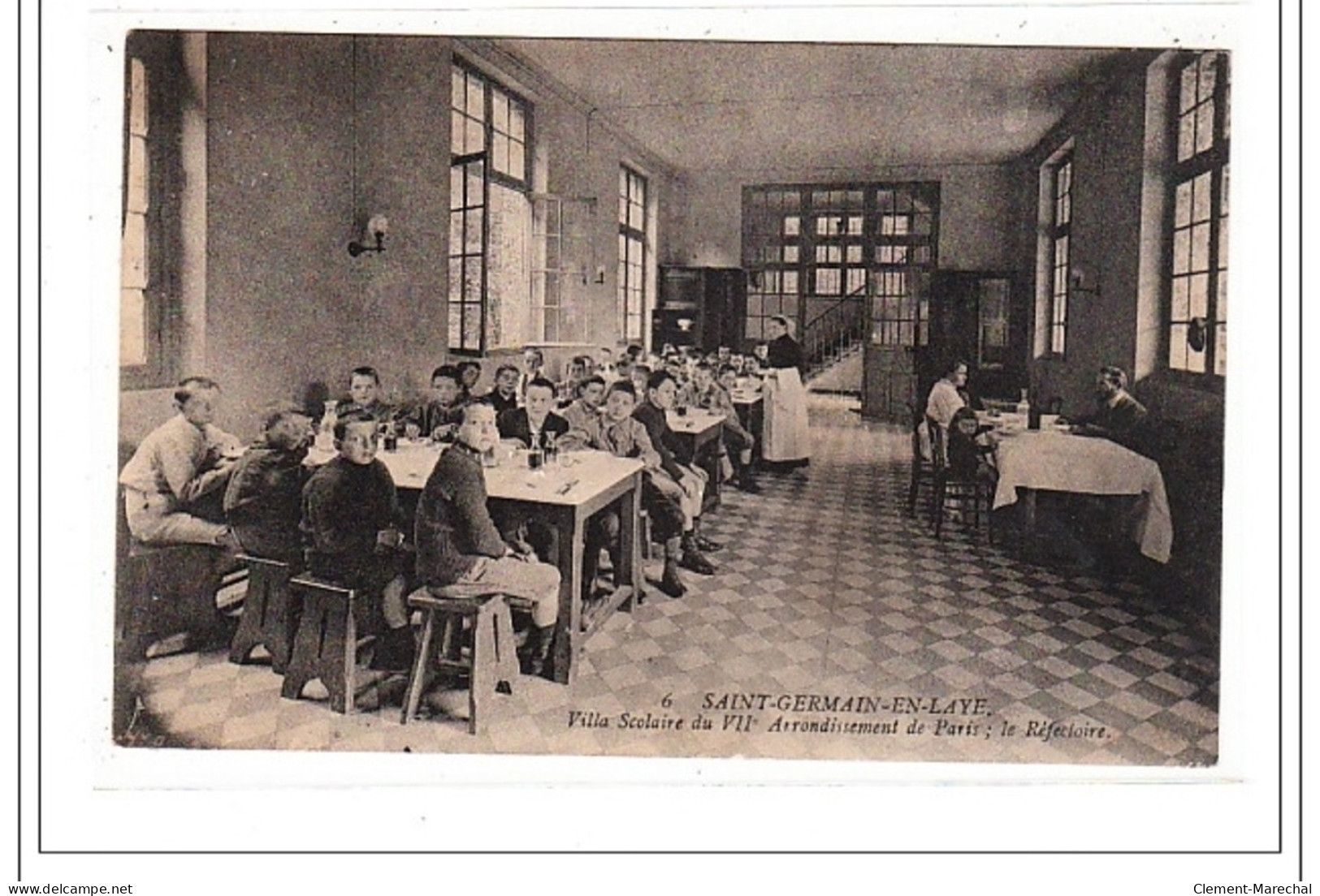 SAINT-GERMAIN-EN-LAYE : Villa Scolaire Du VIIe Arrondissement De Paris - Le Refectoire - Tres Bon état - St. Germain En Laye