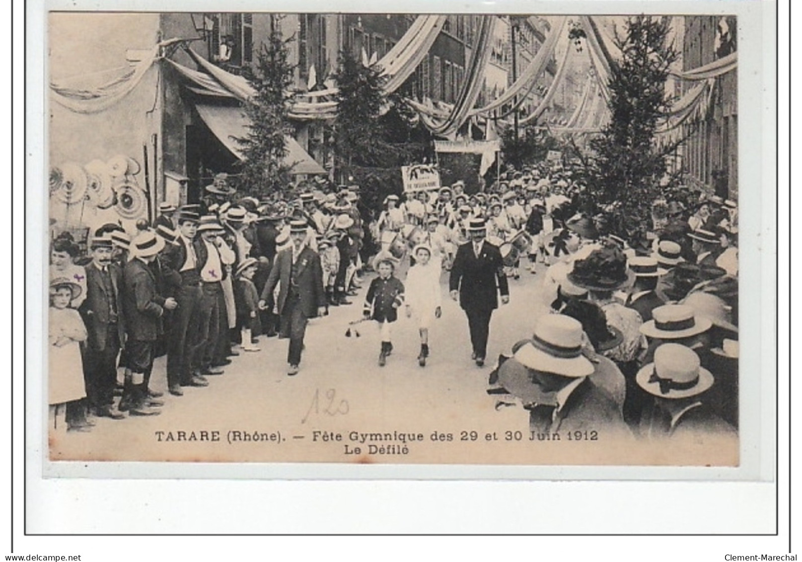 TARARE - Fête Gymnique Des 29 Et 30 Juin 1912 - Le Défilé - Très Bon état - Tarare
