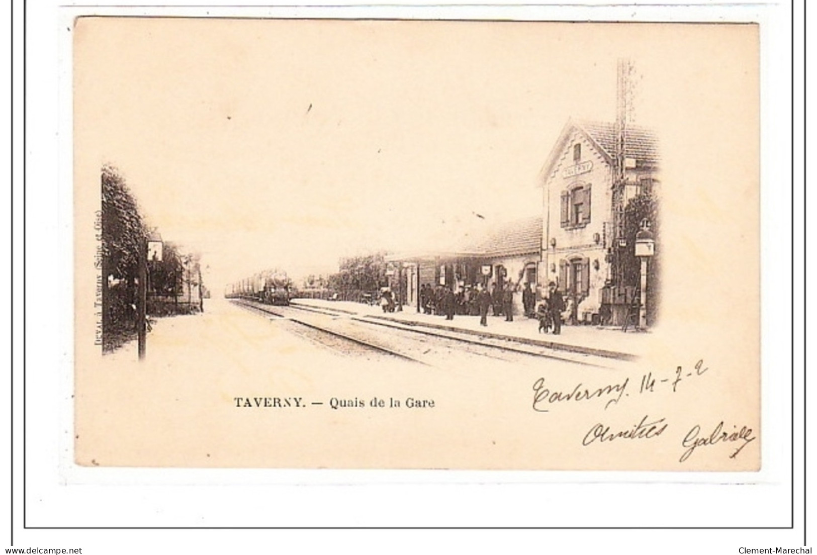 TAVERNY : Quais De La Gare - Tres Bon Etat - Taverny