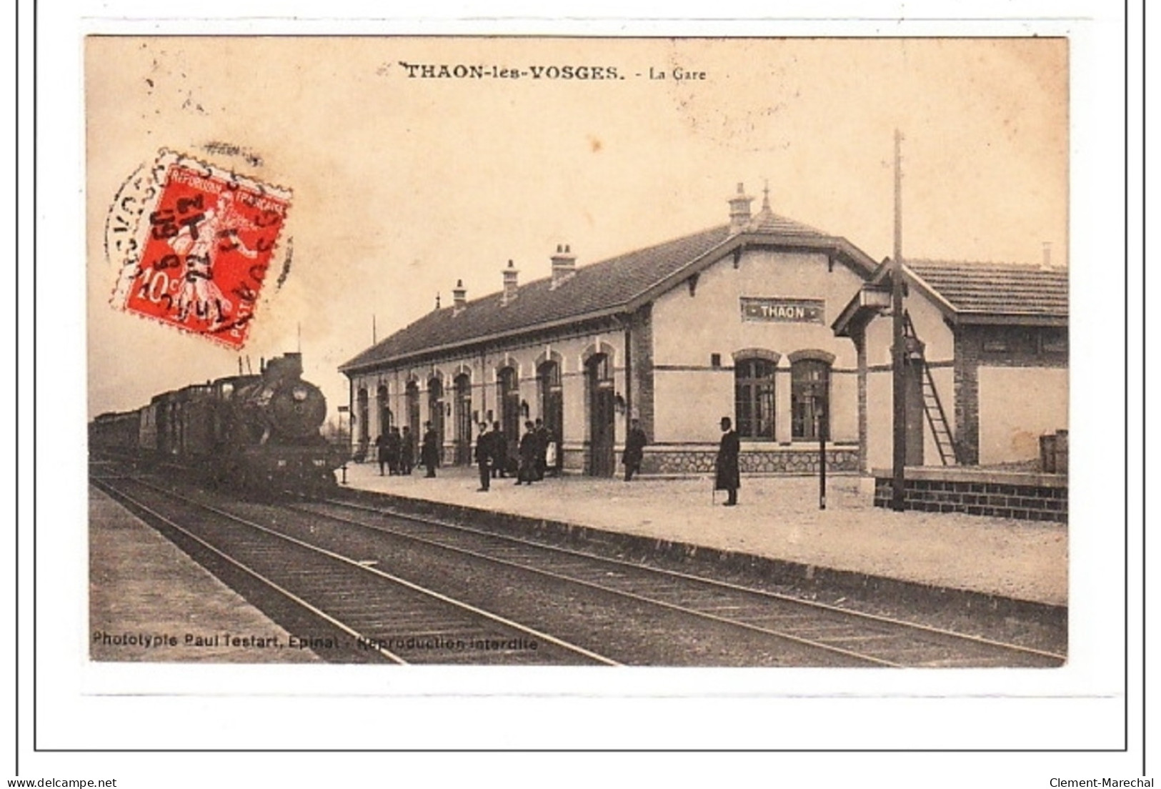 THAON-les-VOSGES : La Gare - Tres Bon état - Arches