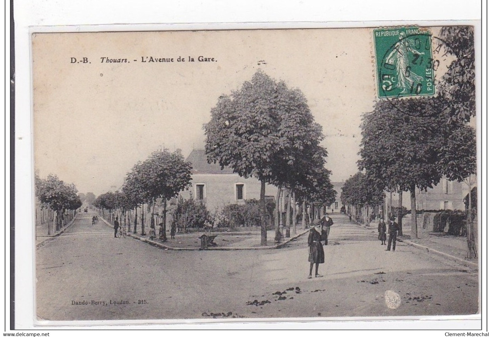 THOUARS : L'avenue De La Gare - Tres Bon Etat - Thouars