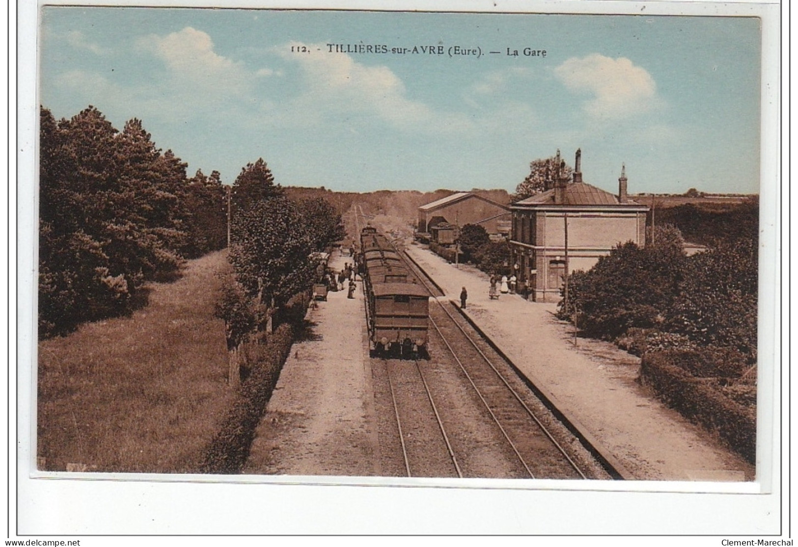 TILLIERES SUR AVRE - La Gare - Très Bon état - Tillières-sur-Avre