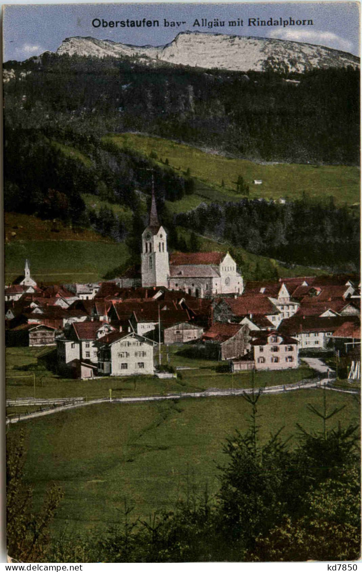 Oberstaufen, Allgäu, Mit Rindalphorn - Oberstaufen