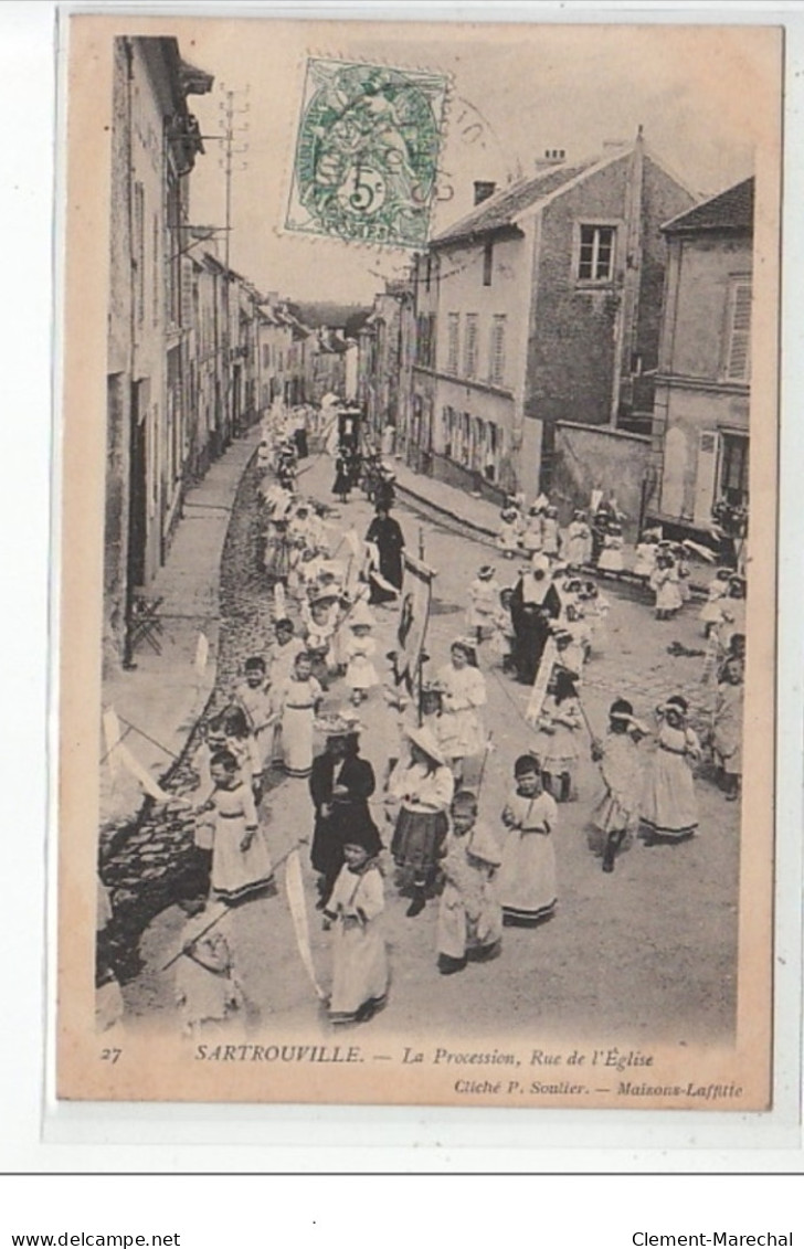 SARTROUVILLE - La Procession, Rue De L'Eglise - Très Bon état - Sartrouville
