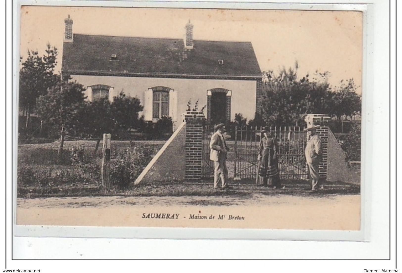 SAUMERAY - Maison De M. Breton - Très Bon état - Other & Unclassified