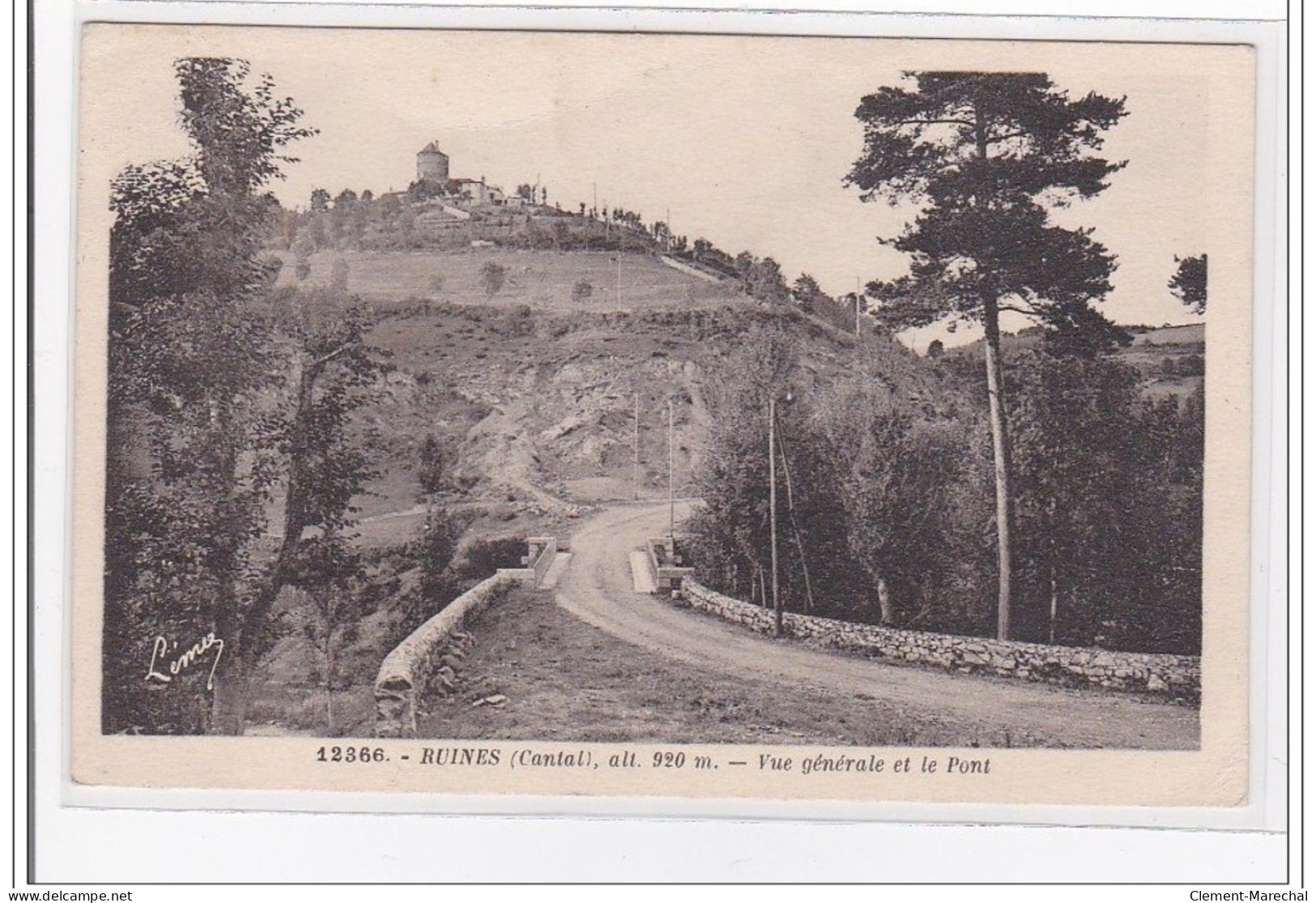 RUINES : Vue Generale Et Le Pont - Tres Bon Etat - Saint-Mamet-la-Salvetat