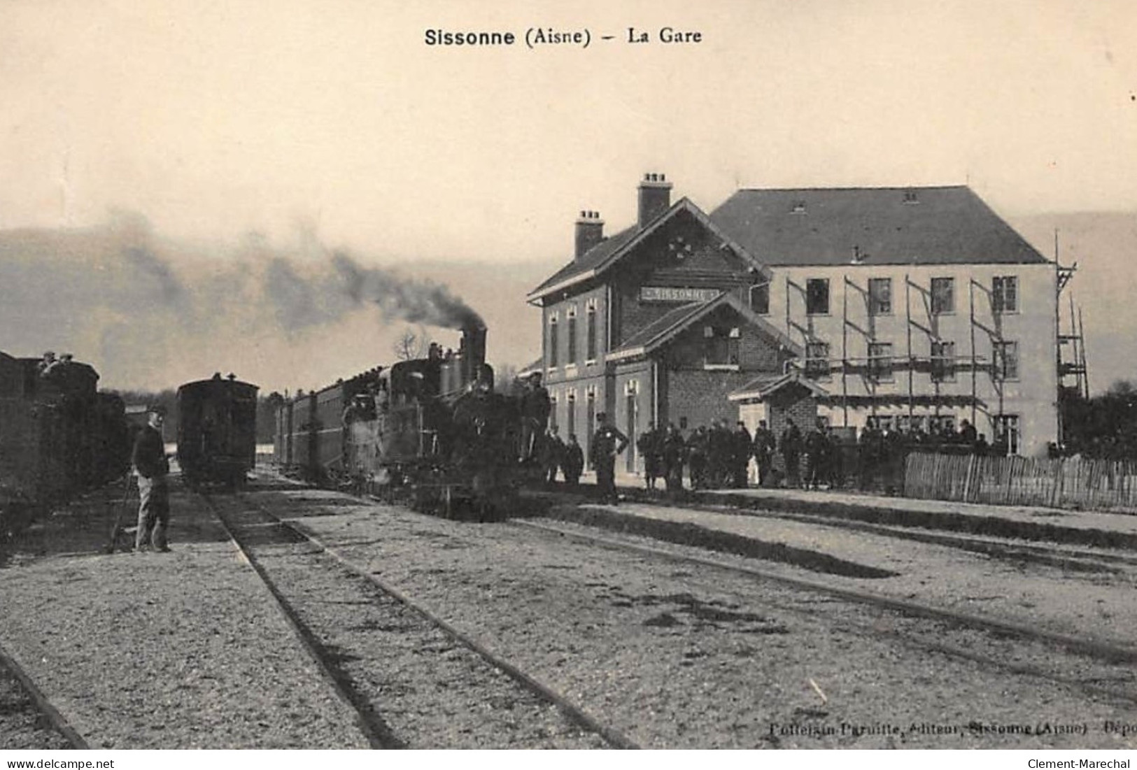 SISSONNES : La Gare - Etat - Sissonne