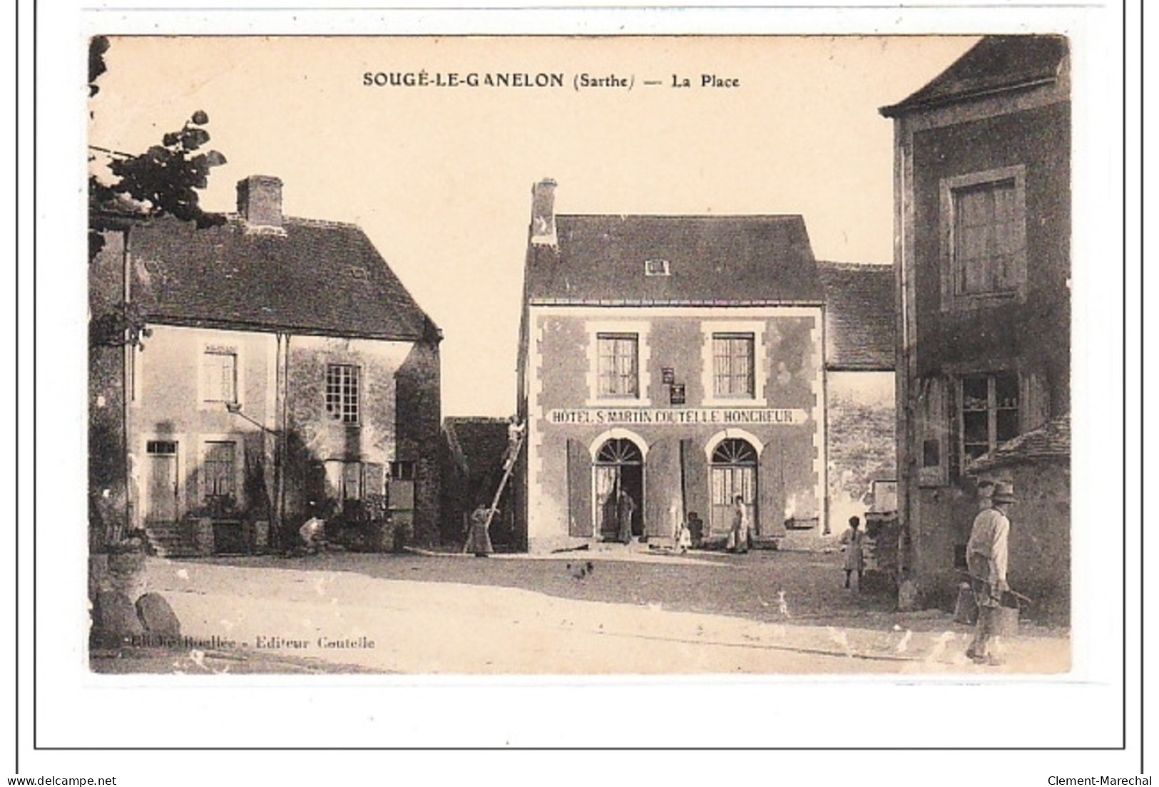SOUGE-le-GANELON : La Place - Tres Bon Etat - Chateau Du Loir