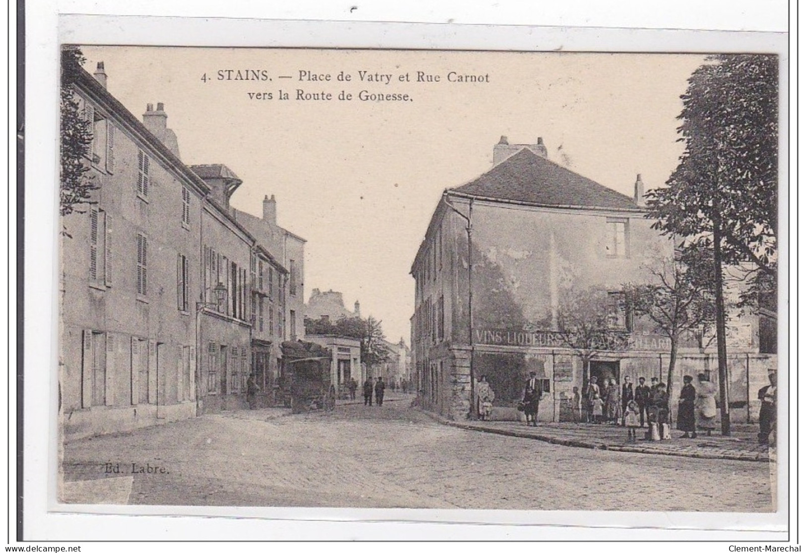 STAINS : Place De Vatry Et Rue Carnot Vers La Route De Gonesse - Tres Bon Etat - Stains