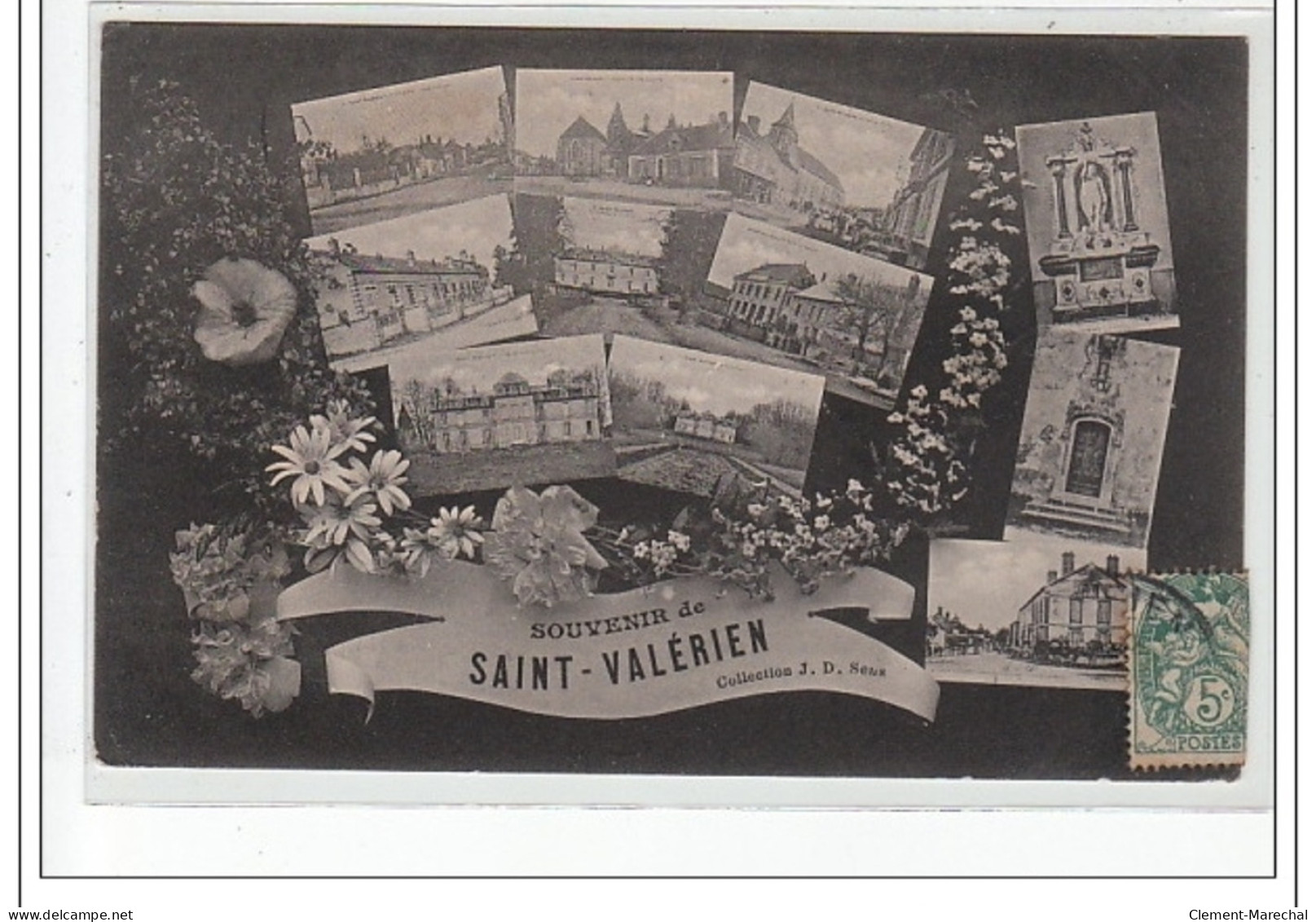 Souvenir De SAINT VALERIEN - Très Bon état - Saint Valerien