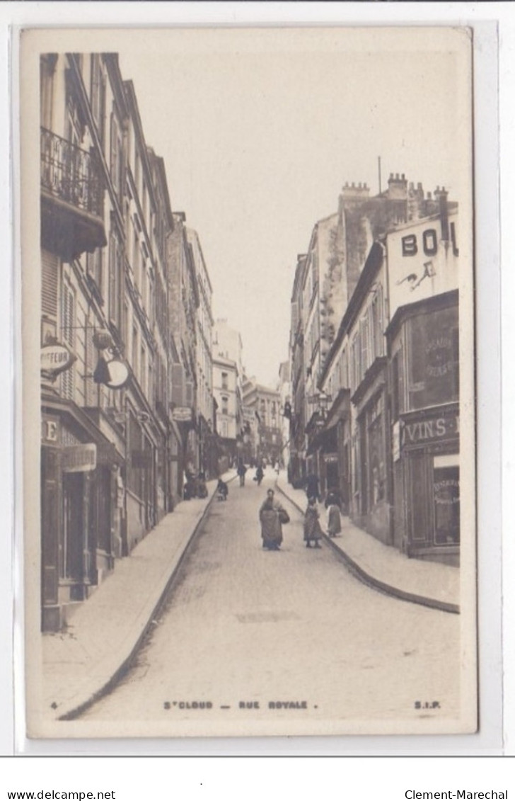 St-CLOUD : Rue Royale - Très Bon état - Saint Cloud