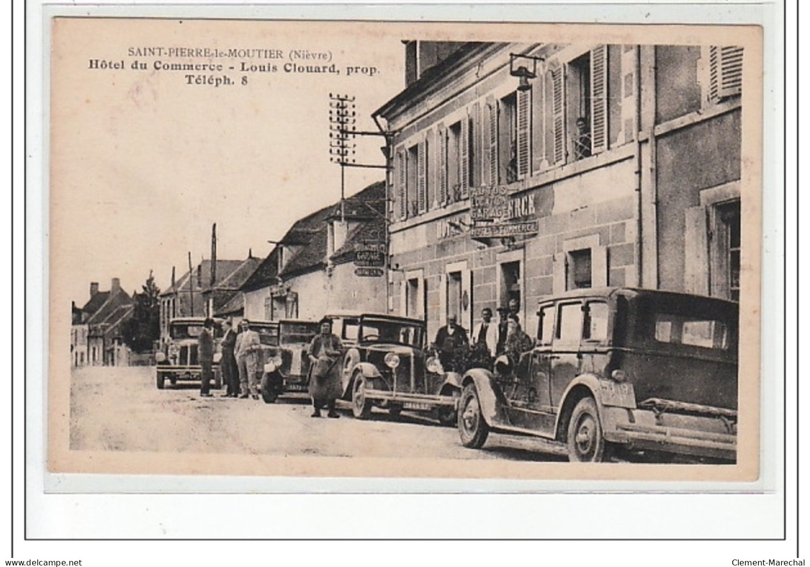 SAINT PIERRE LE MOUTIER - Hôtel Du Commerce - Très Bon état - Saint Pierre Le Moutier