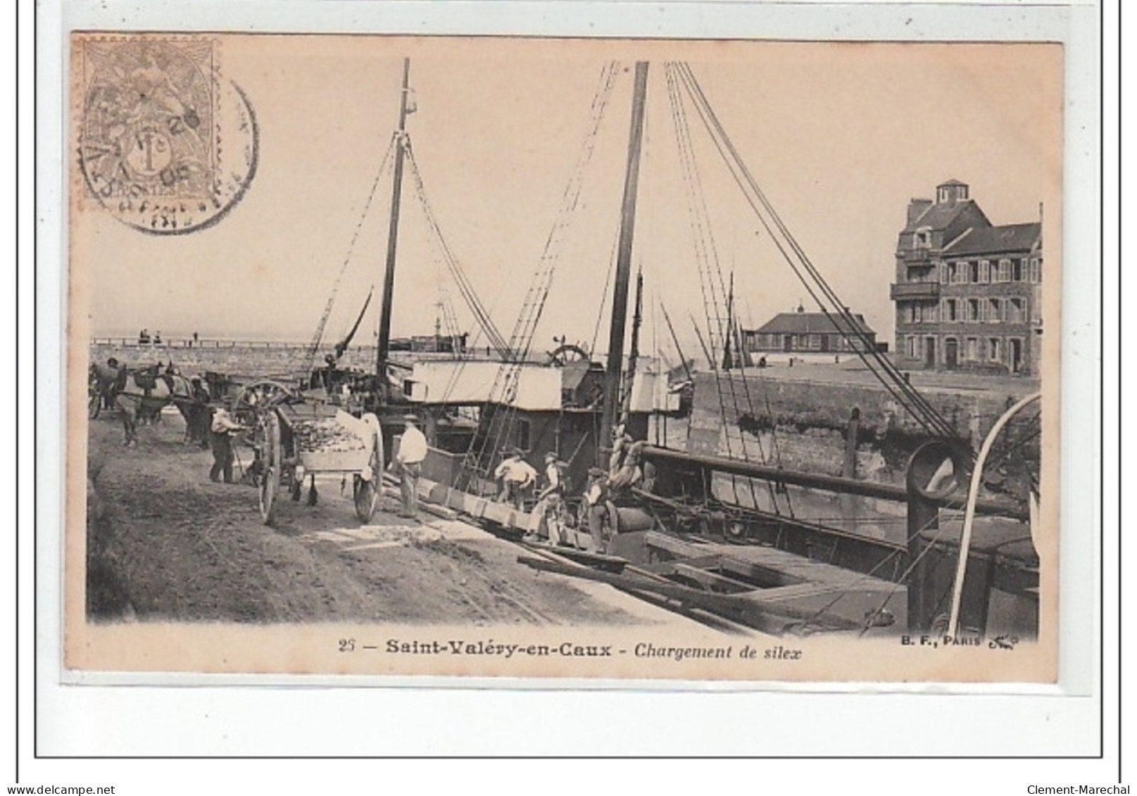 SAINT VALERY EN CAUX - Chargement De Silex - Très Bon état - Saint Valery En Caux