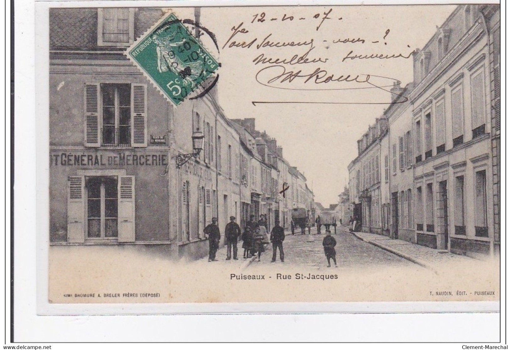 PUISSEAUX : Rue-st-jacques - Tres Bon Etat - Puiseaux