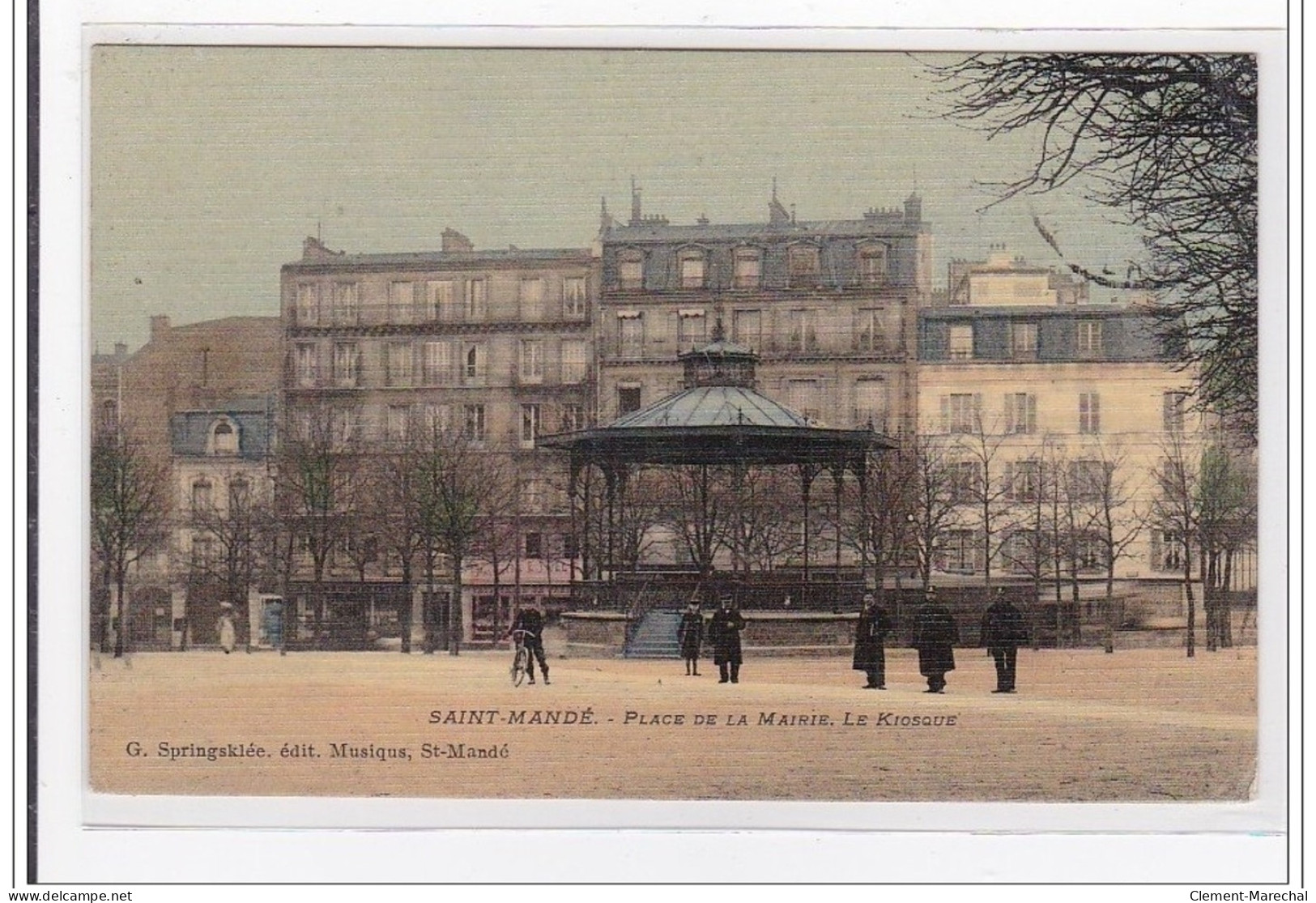 SAINT-MANDE : Place De La Mairie Le Kiosque (toillée) - Tres Bon Etat - Saint Mande