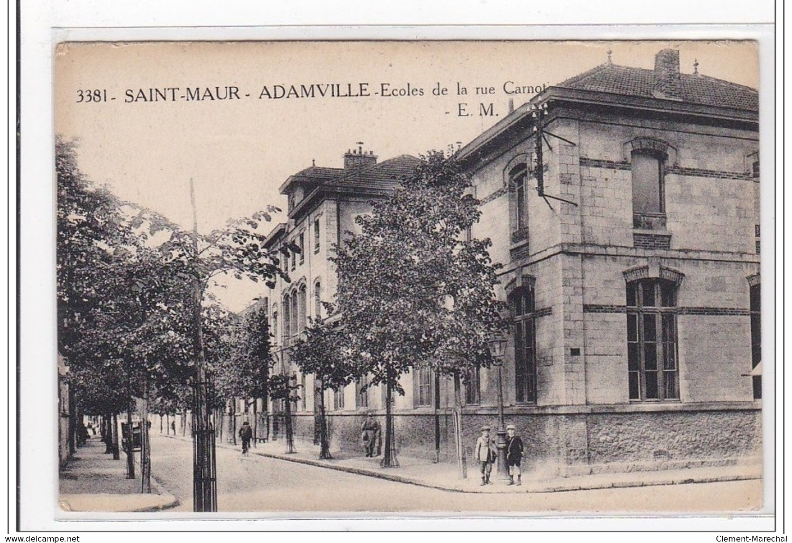 SAINT-MAUR, ADAMVILLE : Ecole De La Rue Carnnot - Tres Bon Etat - Andere & Zonder Classificatie