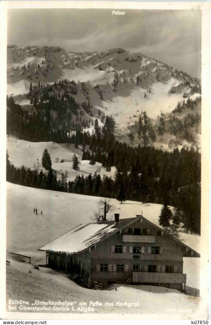 Oberstaufen, Allgäu, Steibis, Skihütte Unterlauchalpe Am Fusse Des Hochgr - Oberstaufen