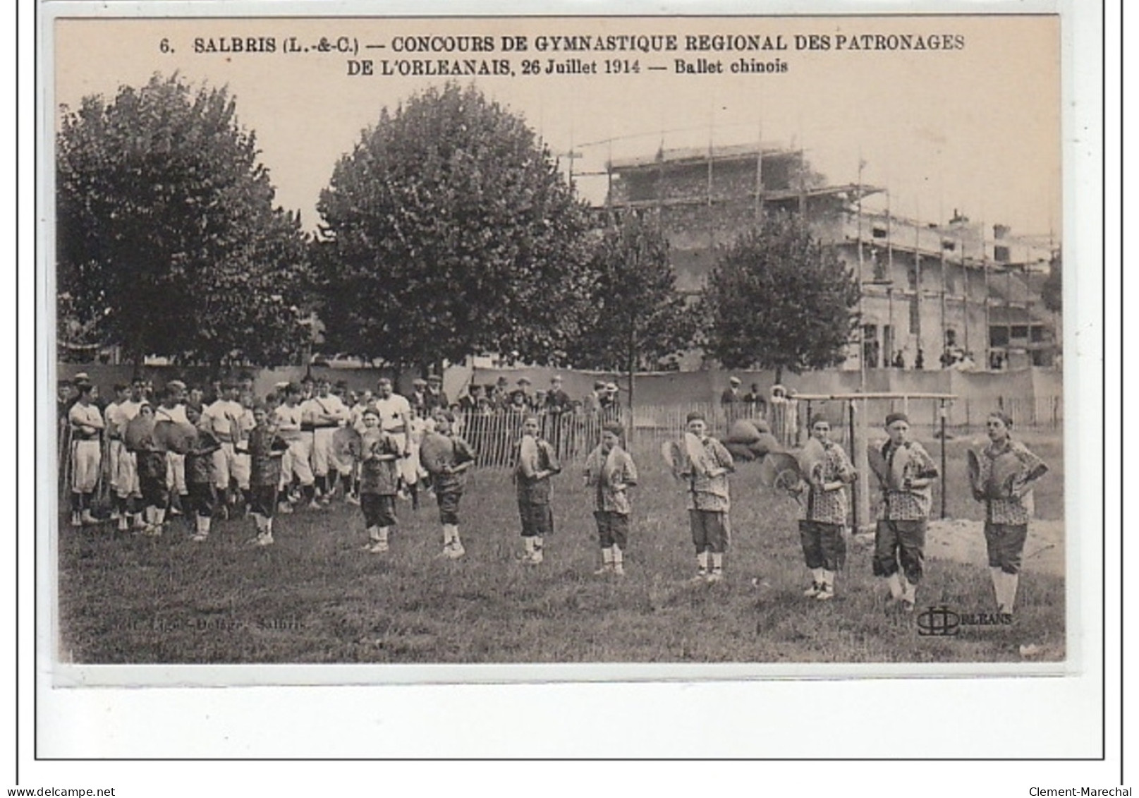 SALBRIS - Concours De Gymnastique Régional Des Patronages De L'Orléanais 1914 - Ballet Chinois - Très Bon état - Salbris