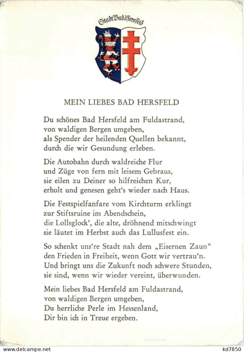 Bad Hersfeld, Lied - Bad Hersfeld