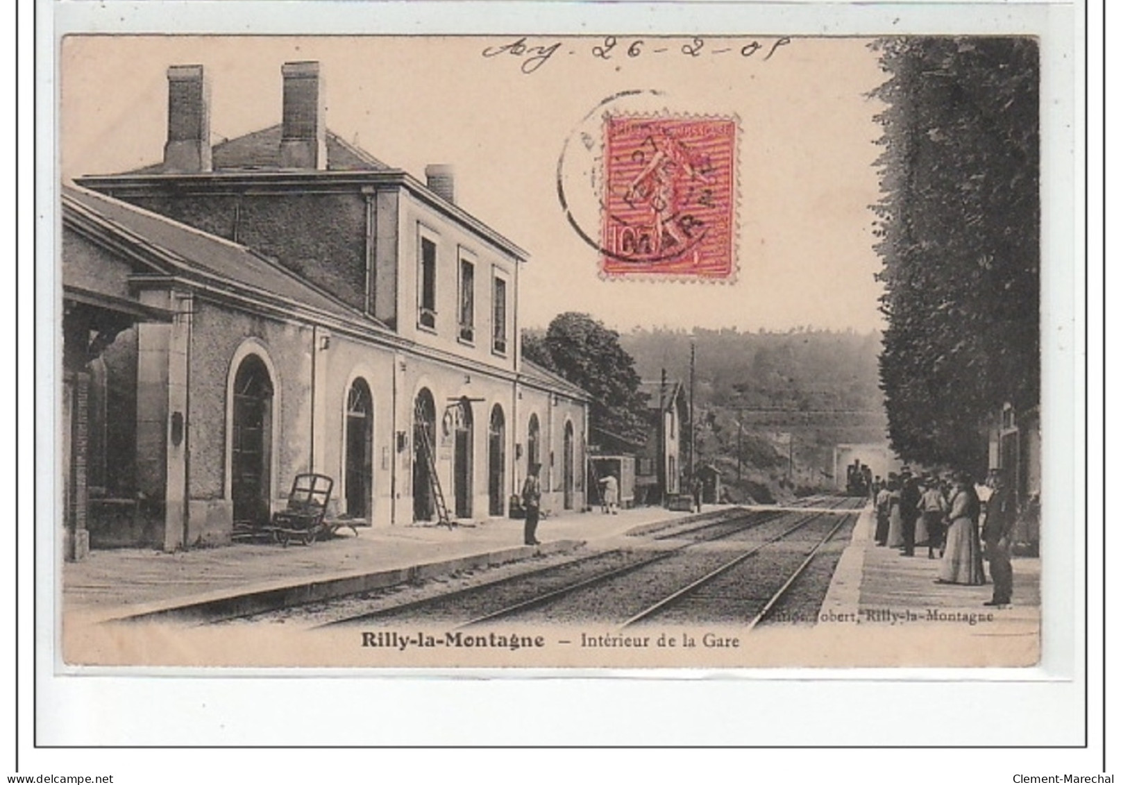 RILLY LA MONTAGNE - Intérieur De La Gare - Très Bon état - Rilly-la-Montagne