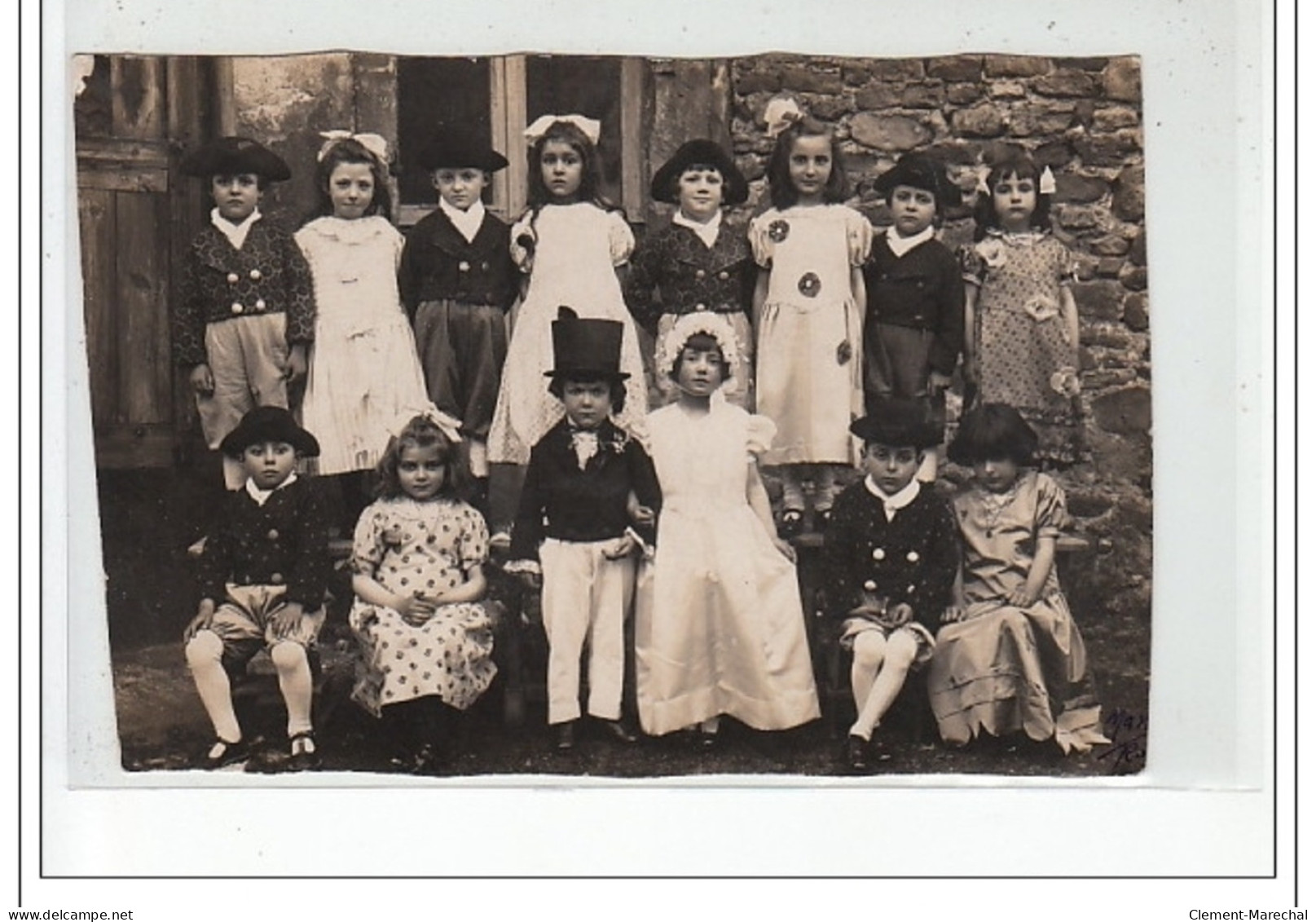 RODEZ - CARTE PHOTO - Groupe D'enfants Déguisés - Très Bon état - Rodez