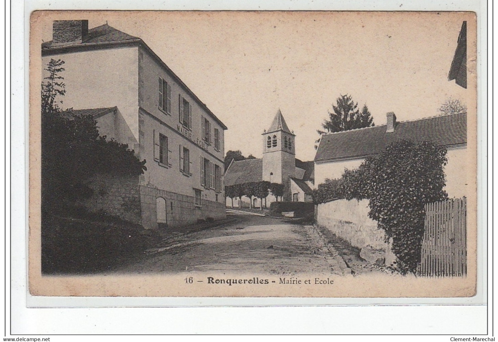 RONQUEROLLES - Mairie Et Ecole - Très Bon état - Sonstige & Ohne Zuordnung