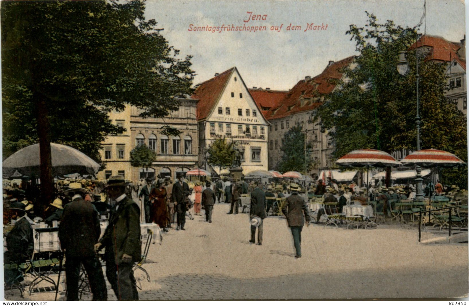 Jena, Sonntagsfrühschoppen Auf Dem Markt - Jena