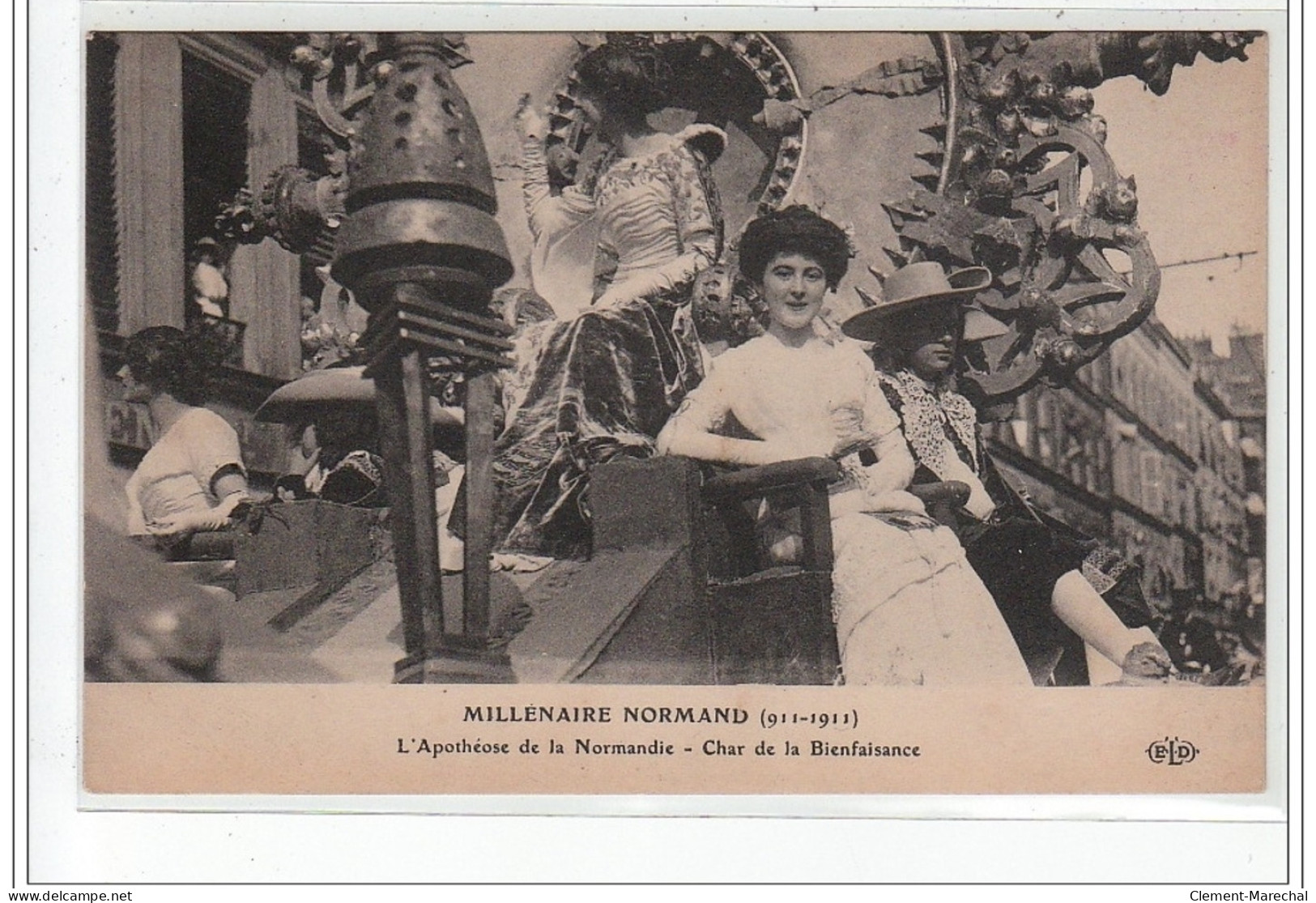 ROUEN - Millénaire Normand (911 - 1911) - L'Apothéose De La Normandie - Char De La Bienfaisance - Très Bon état - Rouen