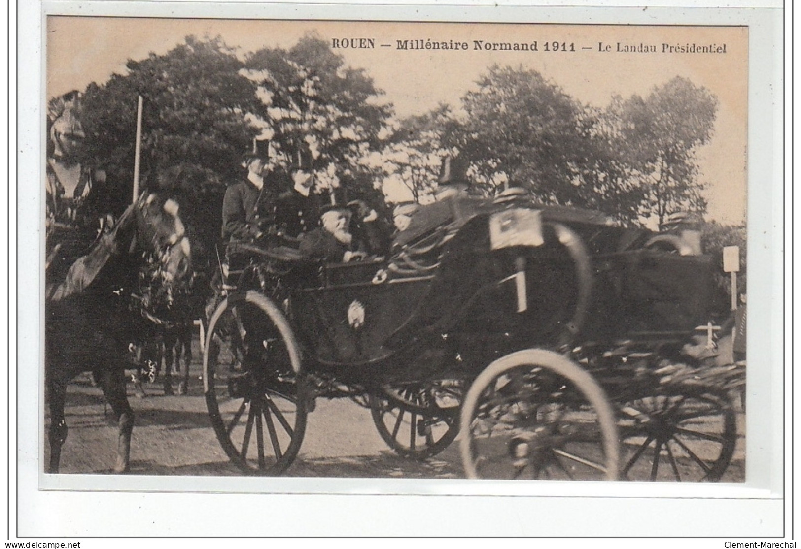 ROUEN - Millénaire Normand 1911 - Le Landau Présidentiel - Très Bon état - Rouen