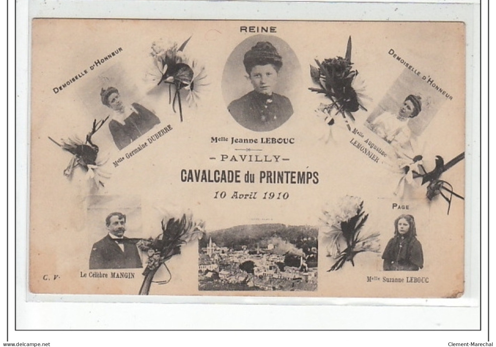 PAVILLY - Cavalcade Du Printemps 1910 - Très Bon état - Pavilly