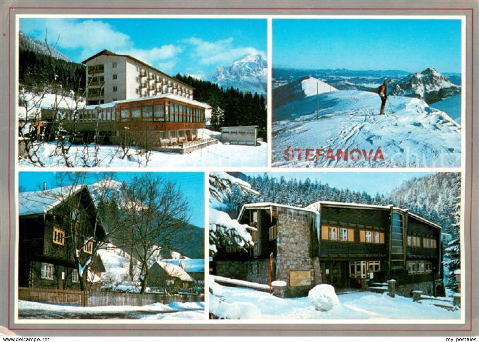 73632842 Vratna Dolina Hotel Boboty Hreben Malej Fatry V Pozadi Velky Rozsutec S - Slowakije