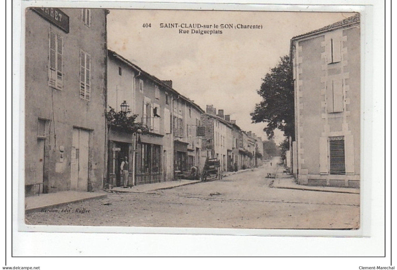 SAINT CLAUD SUR LE SON - Rue Daigueplats - Très Bon état - Other & Unclassified