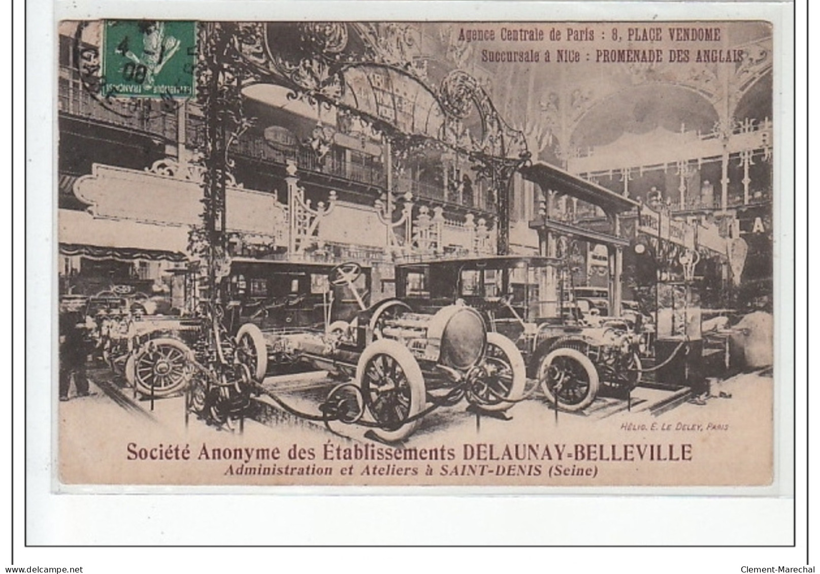 SAINT DENIS - Société Anonyme Des Etablissements Delaunay-Belleville - Automobile - Très Bon état - Saint Denis