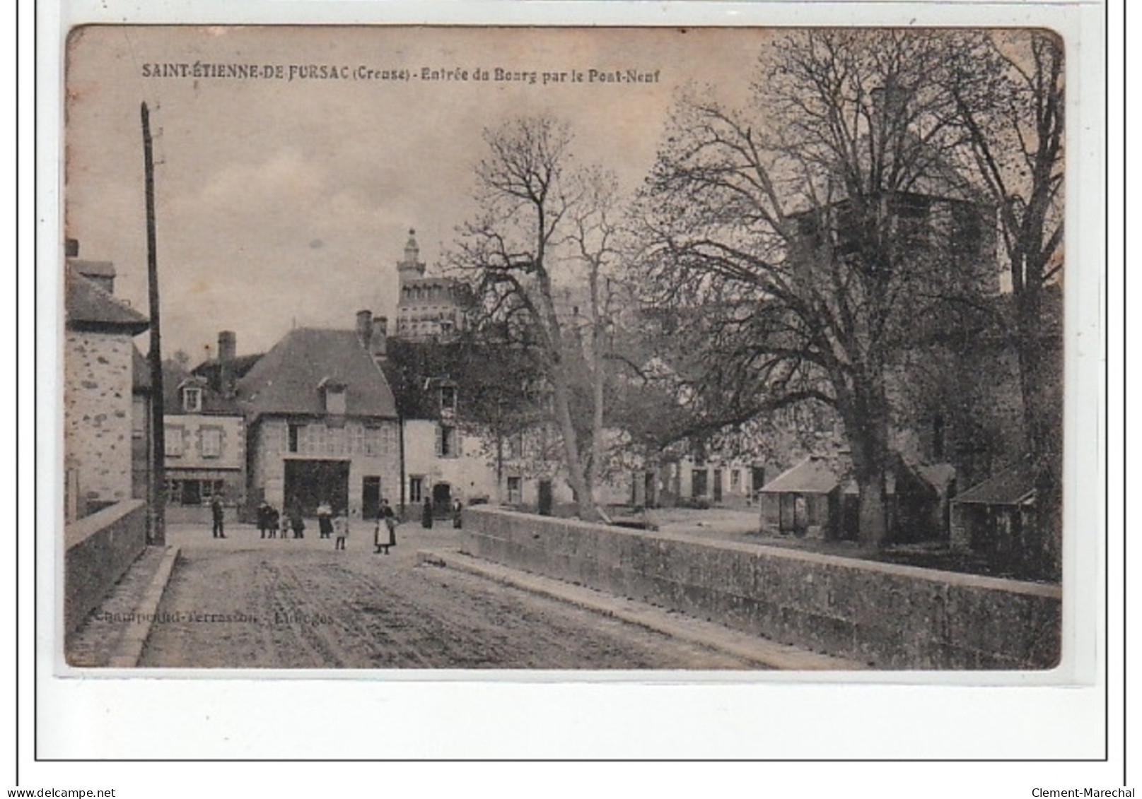 SAINT ETIENNE DE FURSAC - Entrée Du Bourg Par Le Pont Neuf - Très Bon état - Sonstige & Ohne Zuordnung