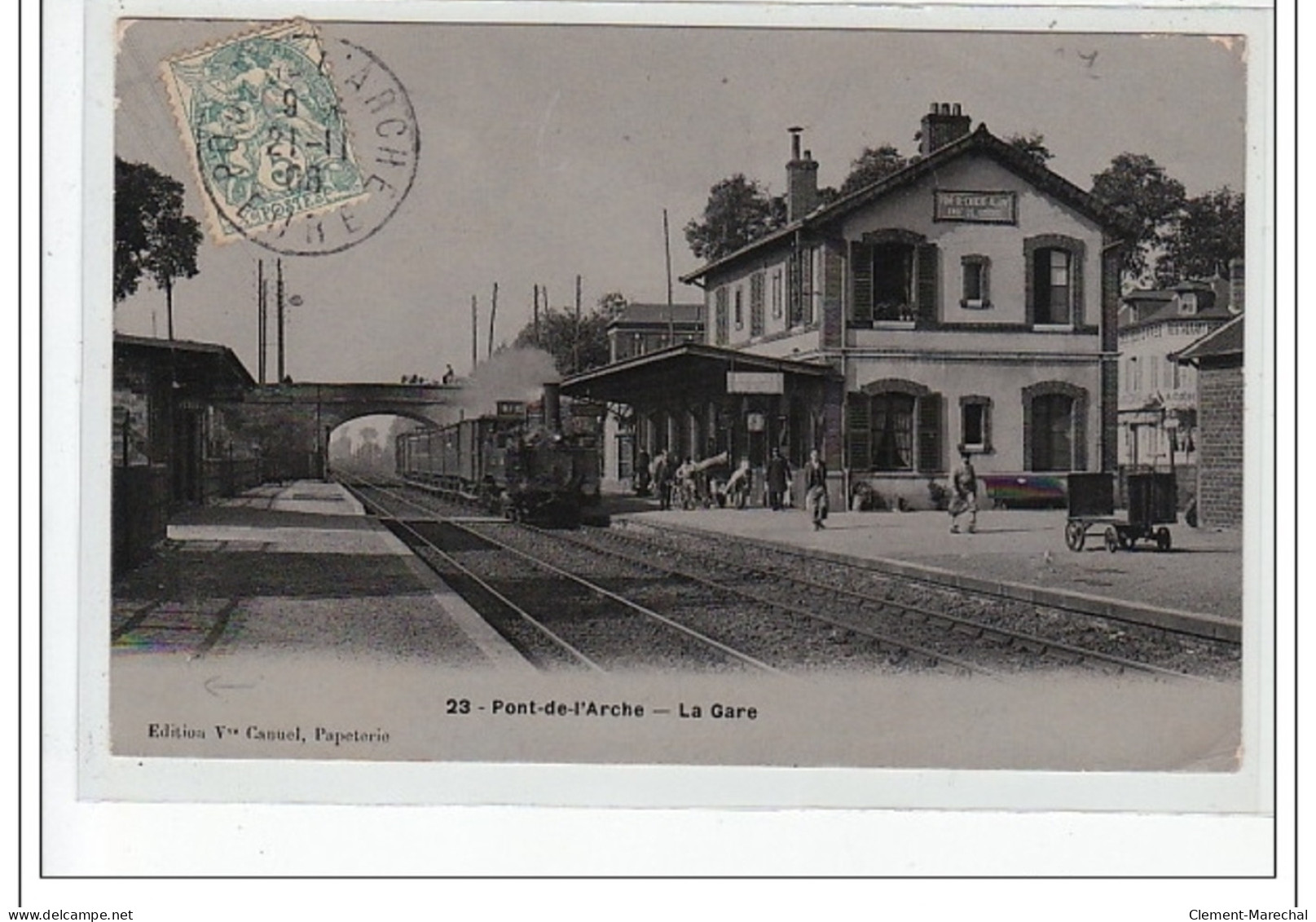 PONT DE L'ARCHE - La Gare - état - Pont-de-l'Arche