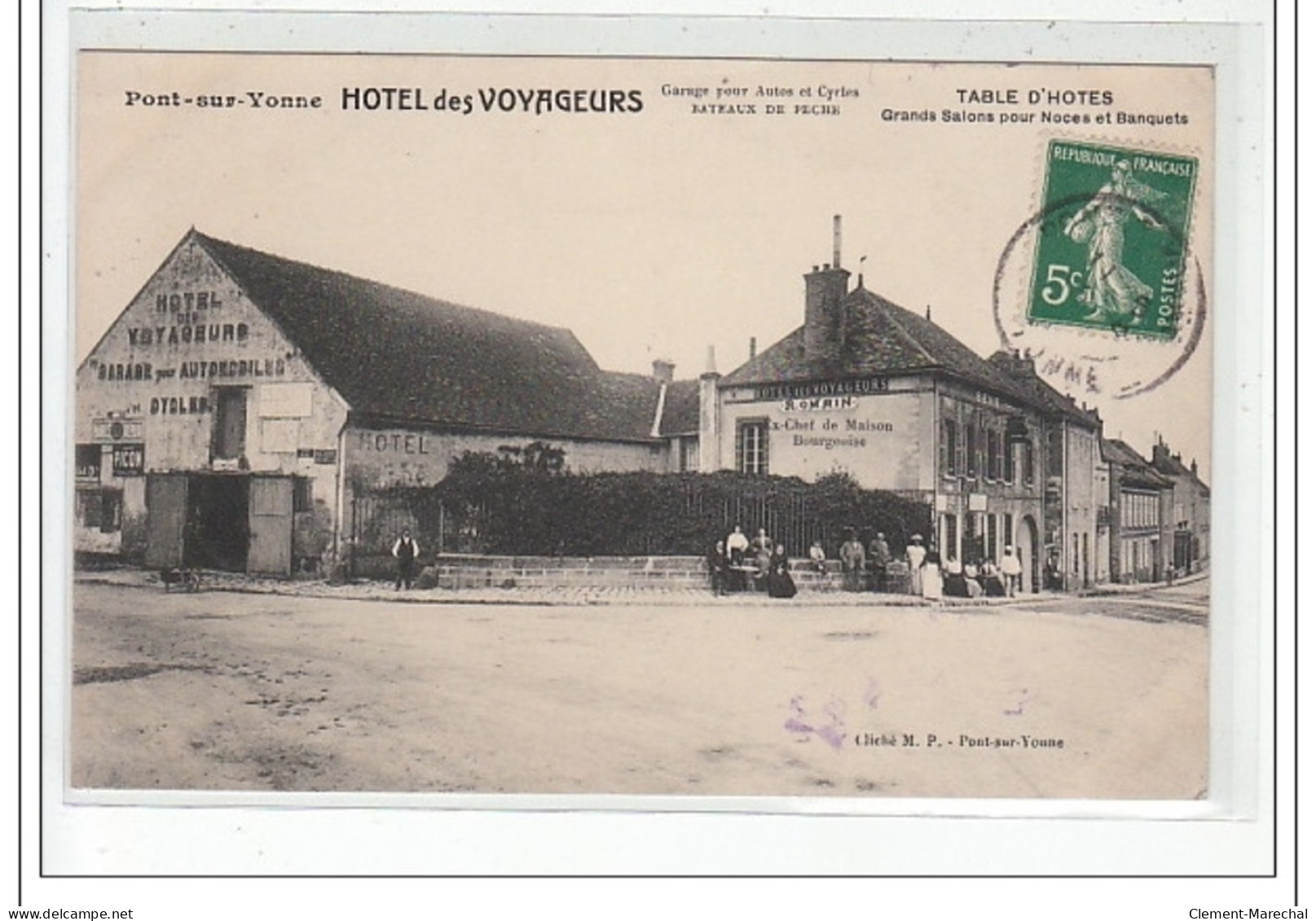 PONT SUR YONNE  - Hôtel Des Voyageurs - Très Bon état - Pont Sur Yonne