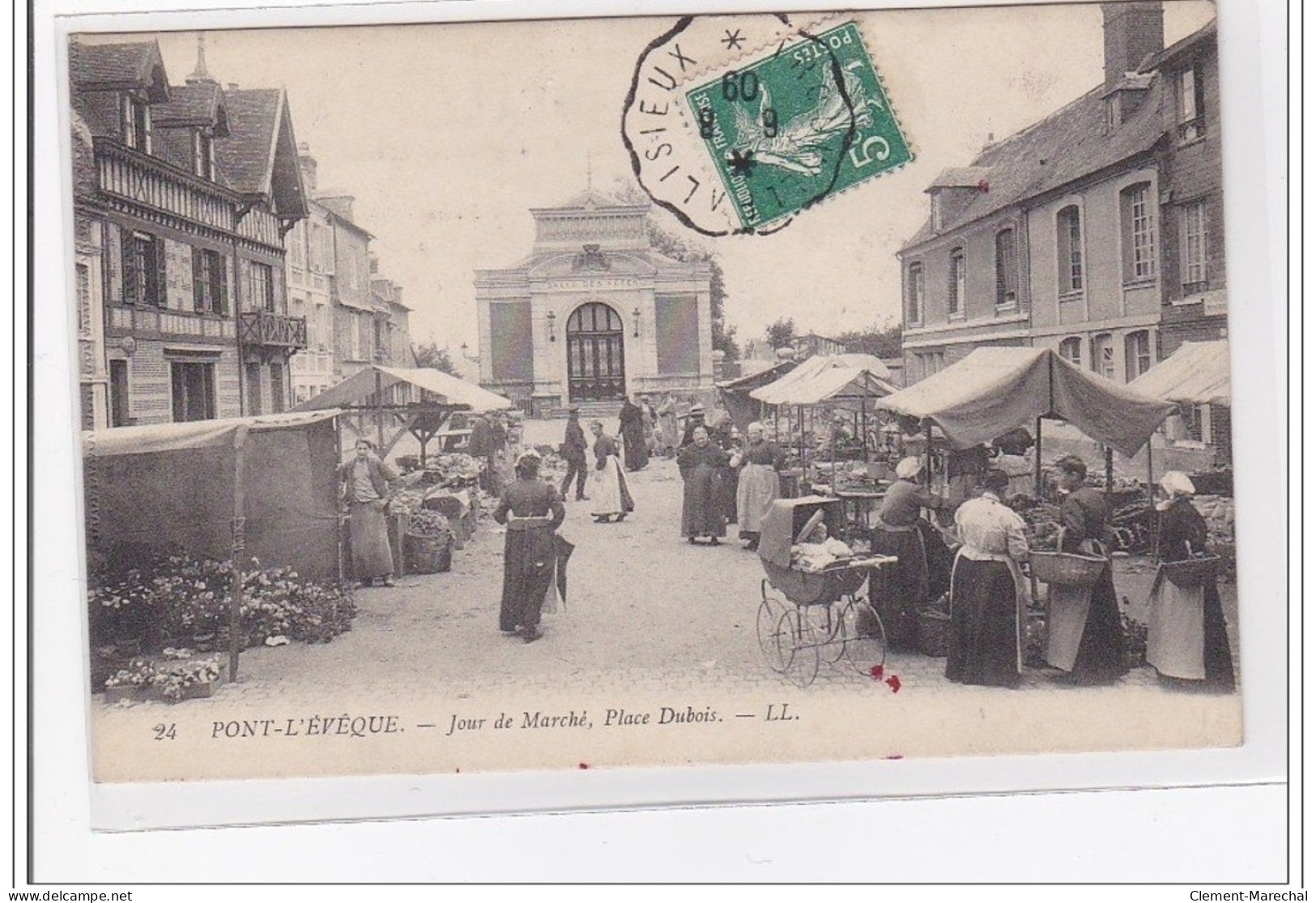 PONT-L'EVEQUE : Jour Du Marché, Place Dubois - Tres Bon Etat - Pont-l'Evèque