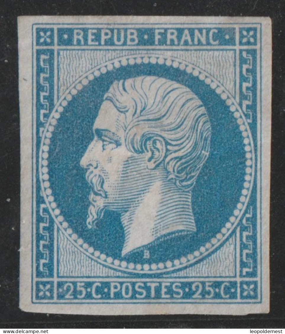 FRANCE - N°10  Neuf.. REIMPRESSION 1862  Cote : 600€ Net 180€ - 1853-1860 Napoléon III