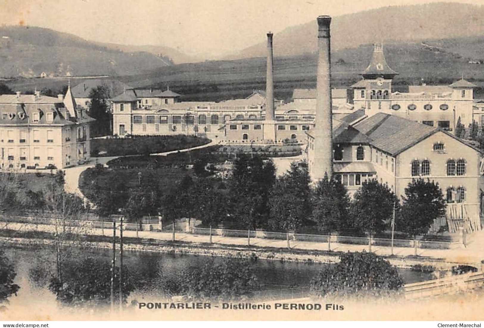 PONTARLIER : Distillerie Pernod Fils, Absinthe - Tres Bon Etat - Pontarlier