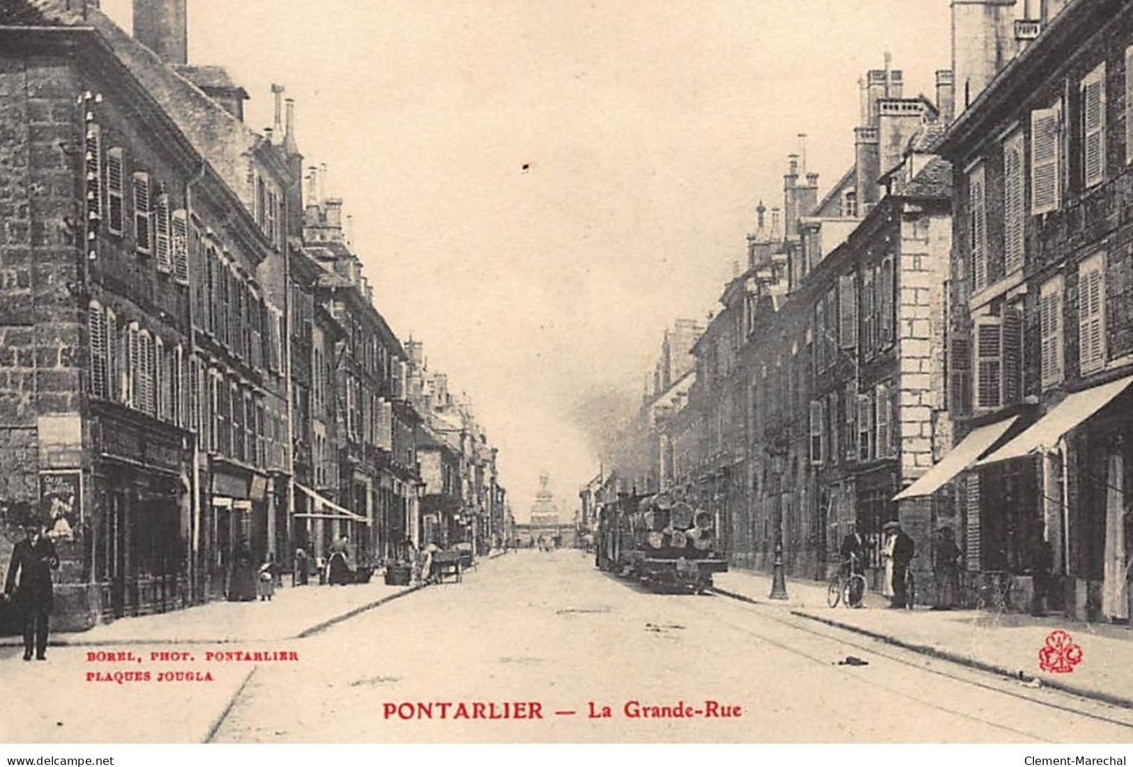 PONTARLIER : La Grande-rue Tramway - Tres Bon Etat - Pontarlier