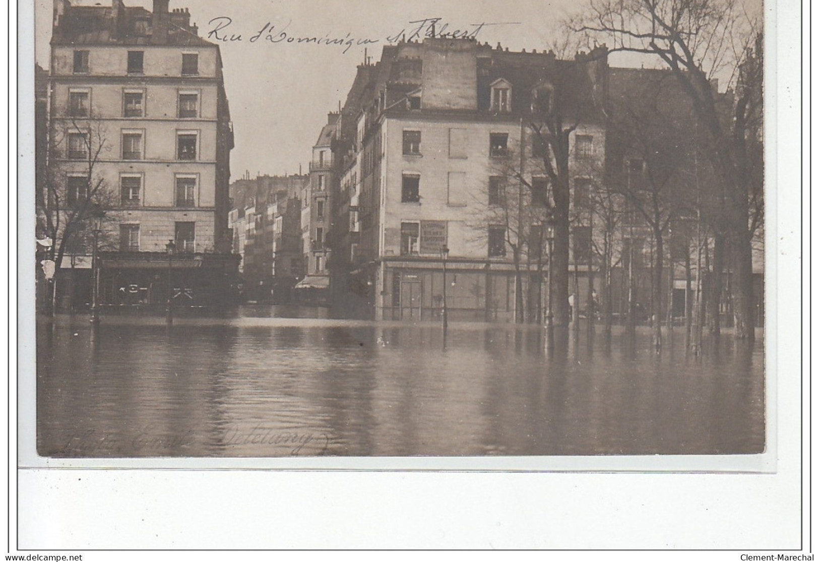 PARIS - Inondations 1910 - Carte Photo - Très Bon état - Inondations De 1910