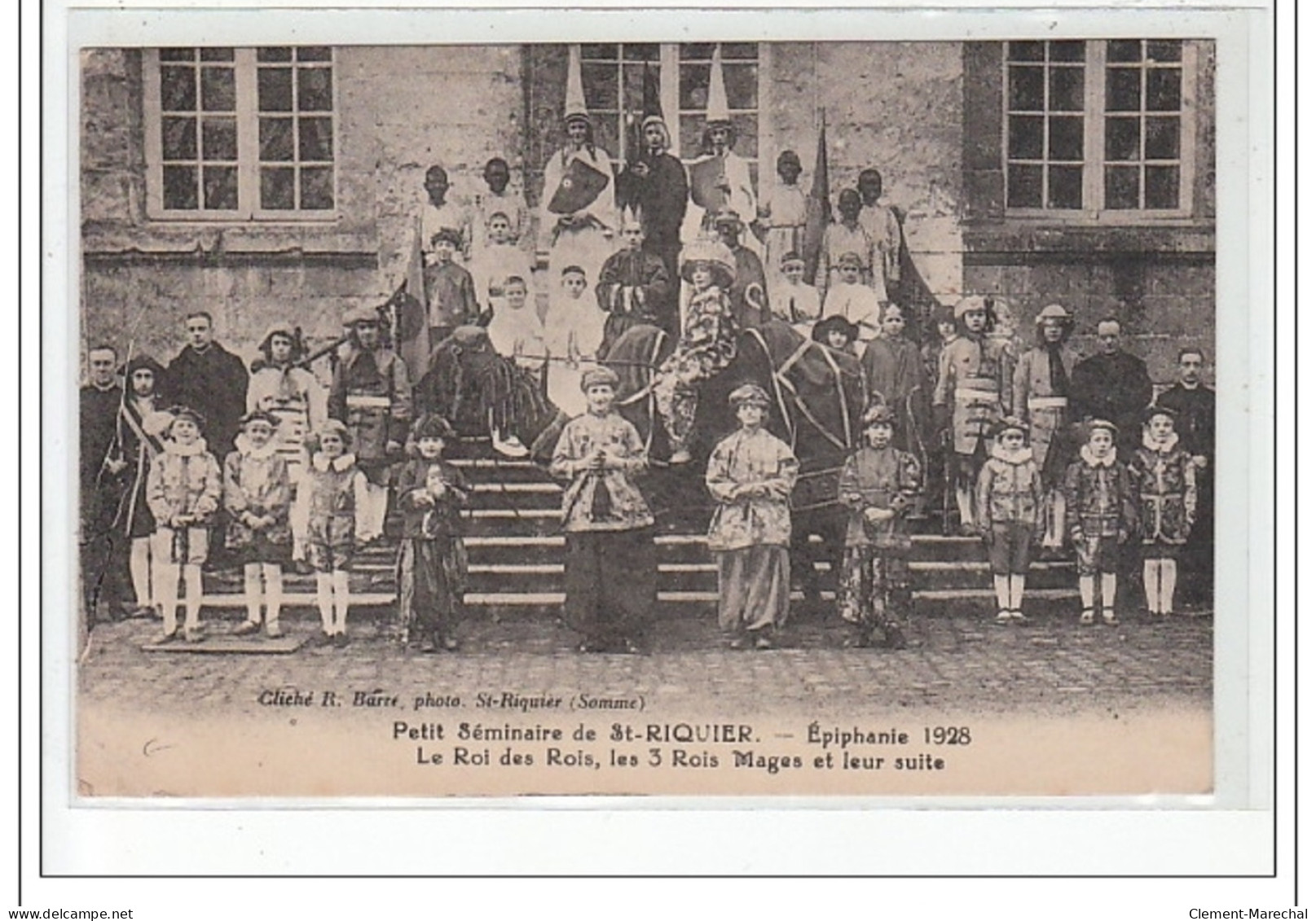 Petit Séminaire De SAINT RIQUIER - Epiphanie 1928 - Le Roi Des Rois, Les 3 Rois Mages Et Leur Suite - Très Bon état - Saint Riquier