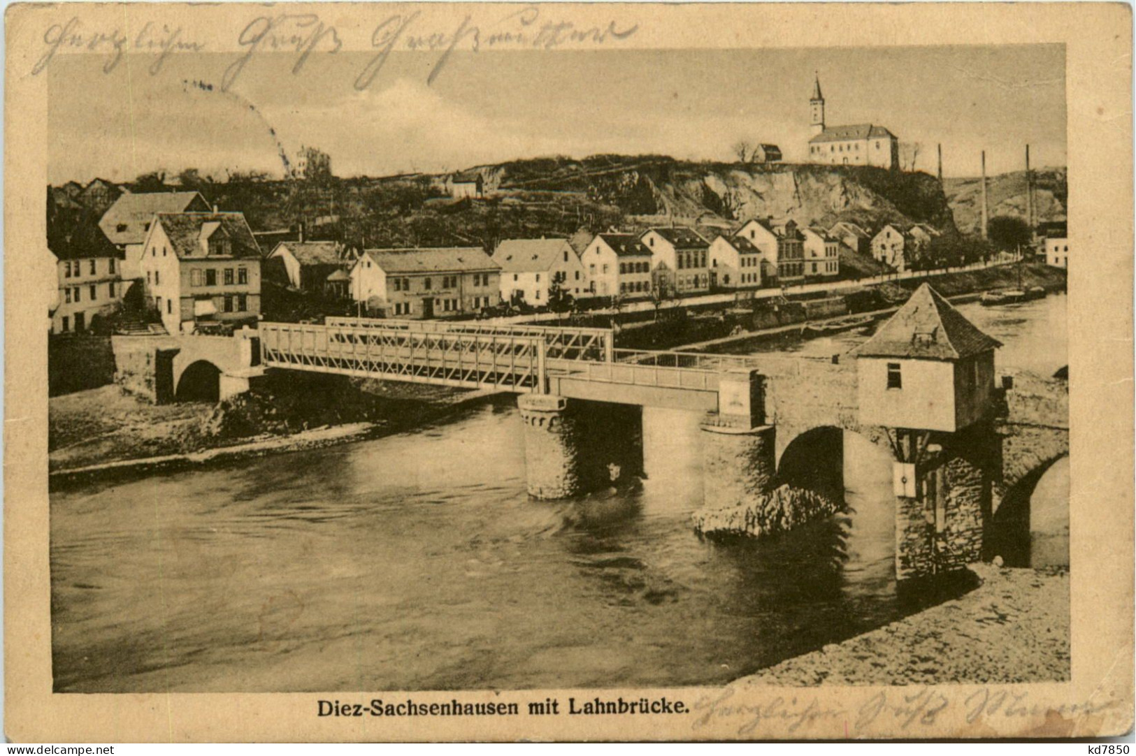 Diez, - Sachsenhausen Mit Lahn-Brücke - Diez